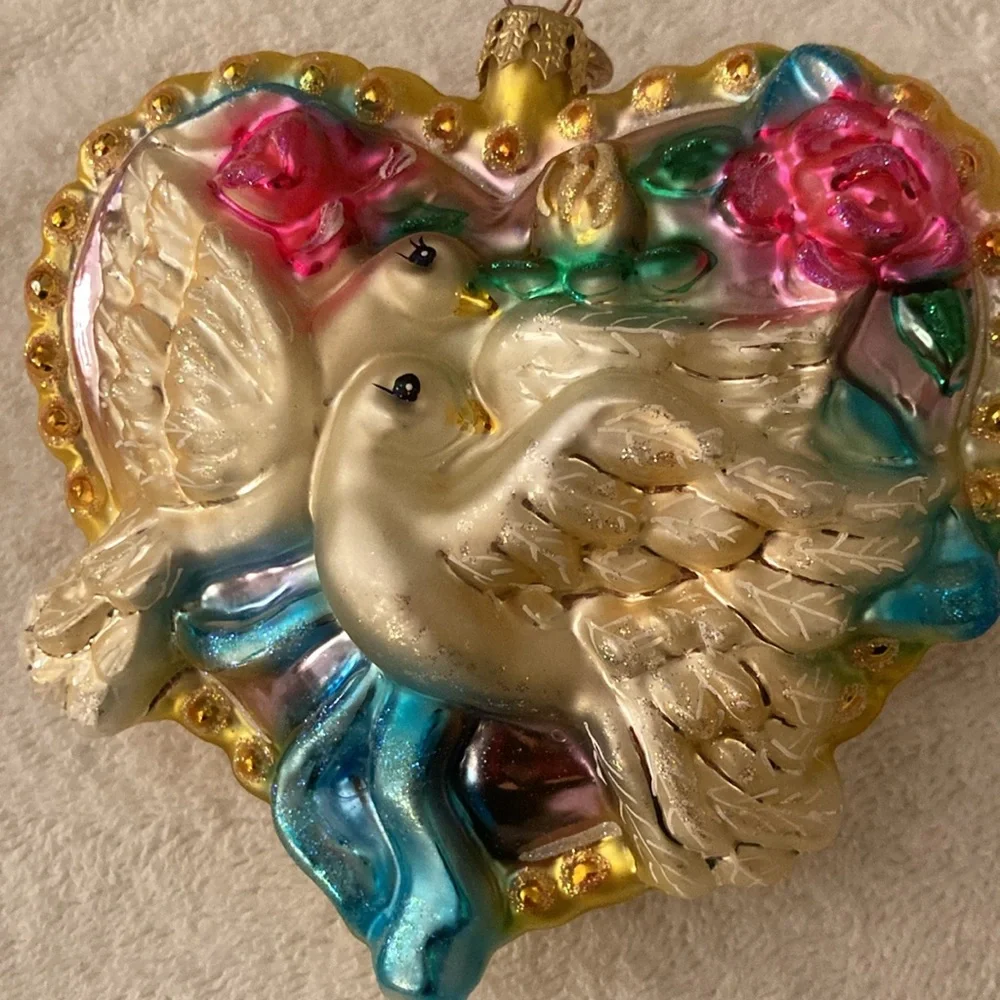 Christopher Radko Valentines Wedding Ornament 2001  